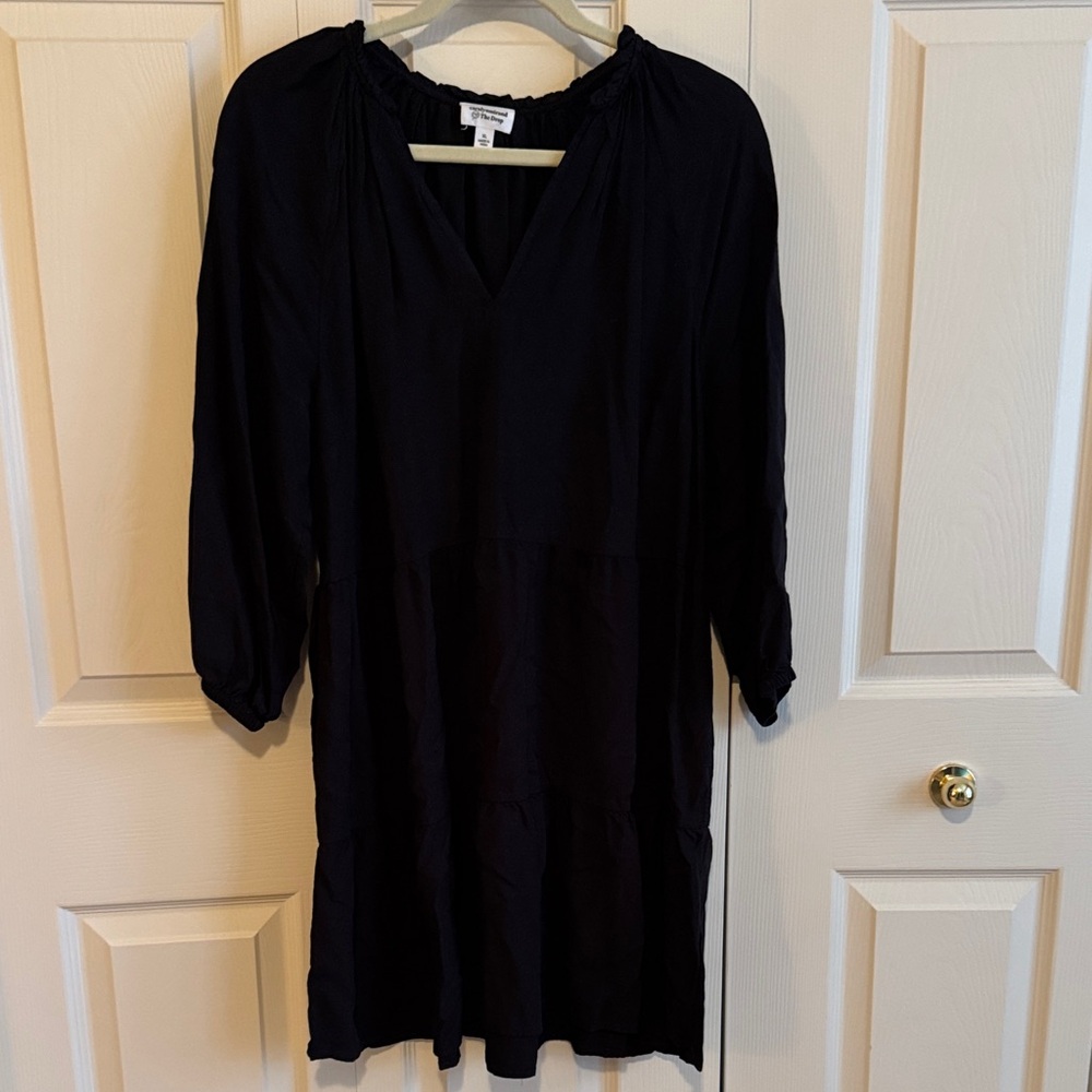 Elegant Black Women's Tunic Dress